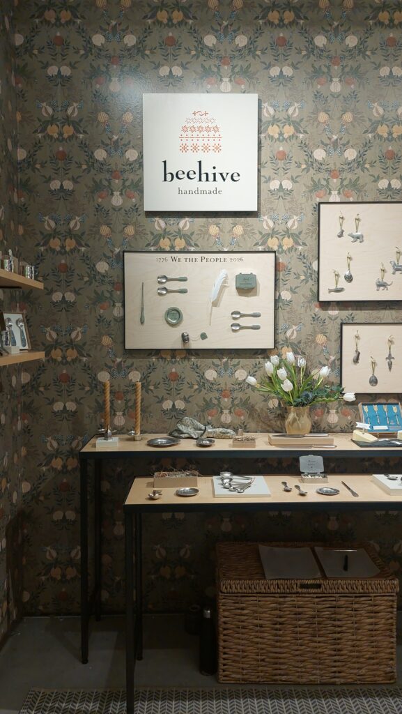 The Beehive Handmade booth at Shoppe Object in 2026